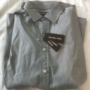 New with Tags Michael Kira classic fit dress shirt $98 MSRP size small